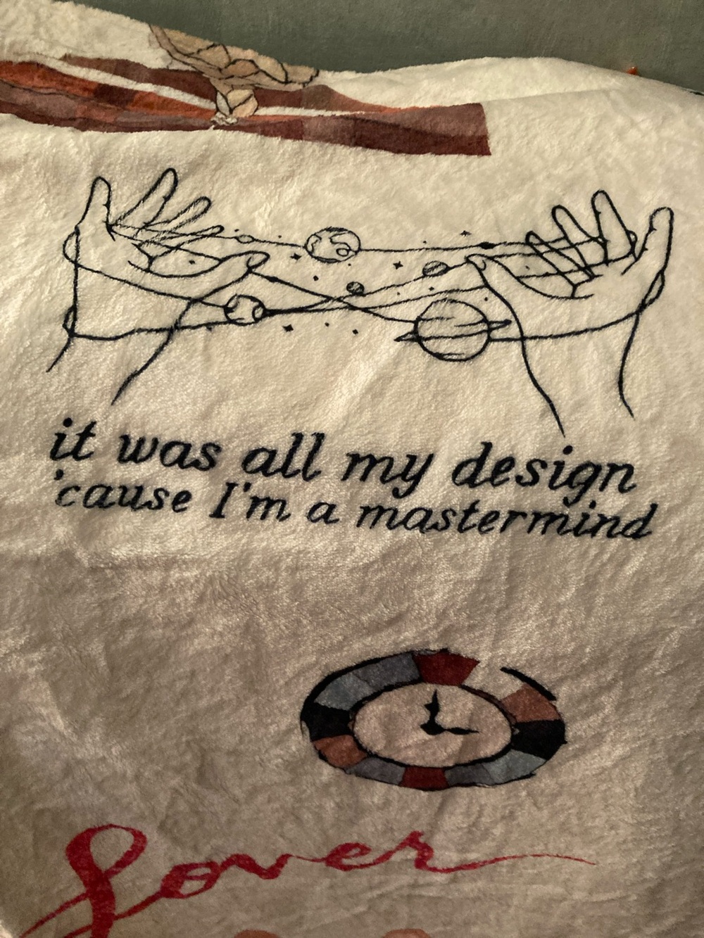 Taylor Swift Eras Themed Graphic Throw Blanket - Picture 4 of 9